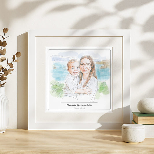 Personalisierte Familienporträts